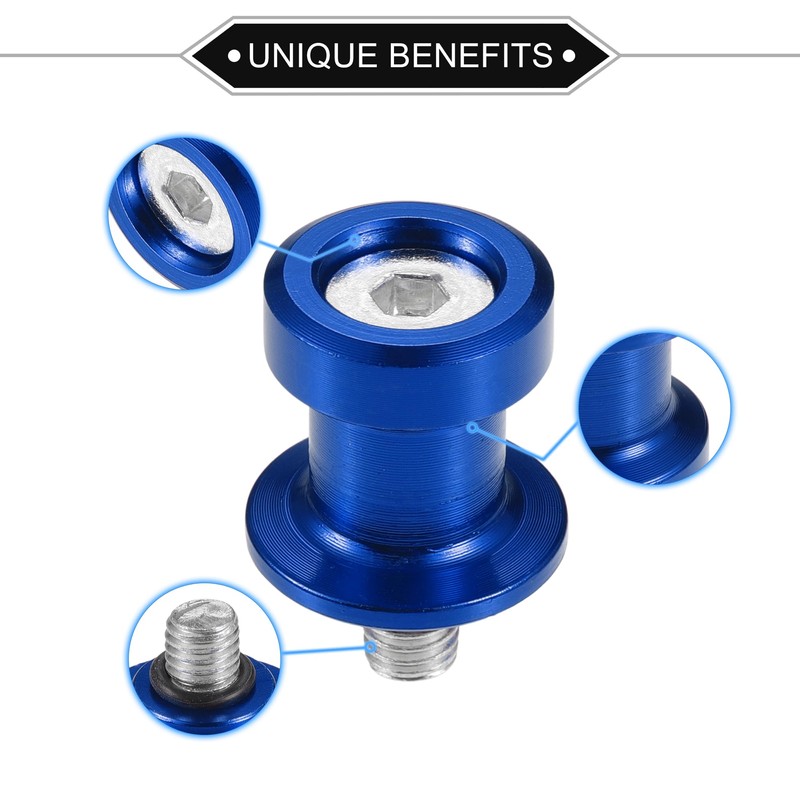 VekAuto 1 Paar Schwingenschoner, 8mm M8x1.25 CNC Schwingenschoner Slider Ständer