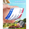 6 Pack New Medicare Card Holder Protector Sleeves，12Mil Clear PVC