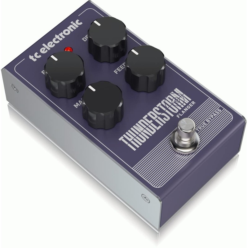 TC Electronic THUNDERSTORM FLANGER Vintage-Style Flanger Pedal with All-Analog Bucket-Brigade