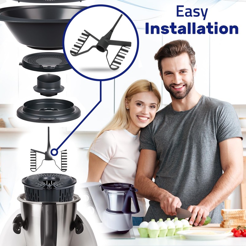 Butterfly Whisk for Food Processor - Suitable for Vorwerk Thermomix