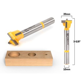 Yonico Forstner Bits Carbide Tipped 20mm Diameter 10mm Shank 43019C