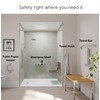 Decorative Grab Bar with Shelf, Plus Shampoo Shelf 19.5 Inch