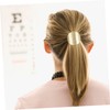 Beavorty 4pcs Metal Hair Ropes Ponytail Holders Women Fashion Headdress