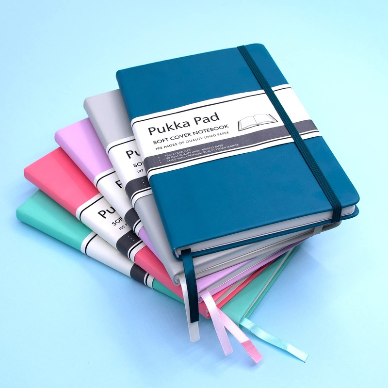 Pukka Pad, Soft Cover Notebook – 192 Pages of 80GSM