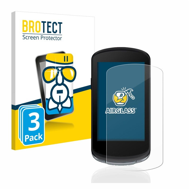 BROTECT Protective Glass for Garmin Edge 1040 (Pack of 3)