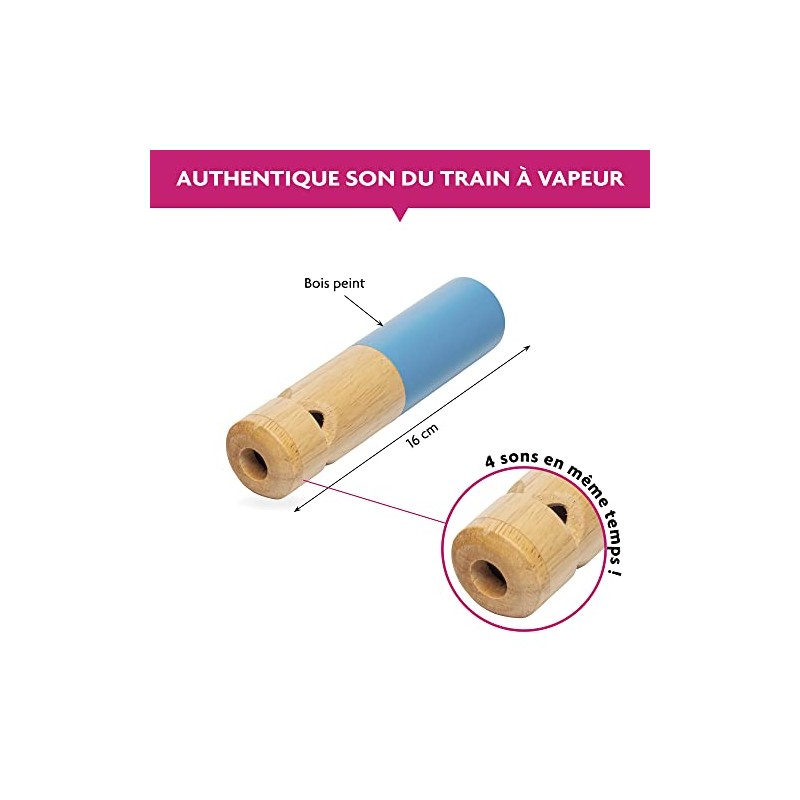 FUZEAU 70776 Wooden Railway Whistle