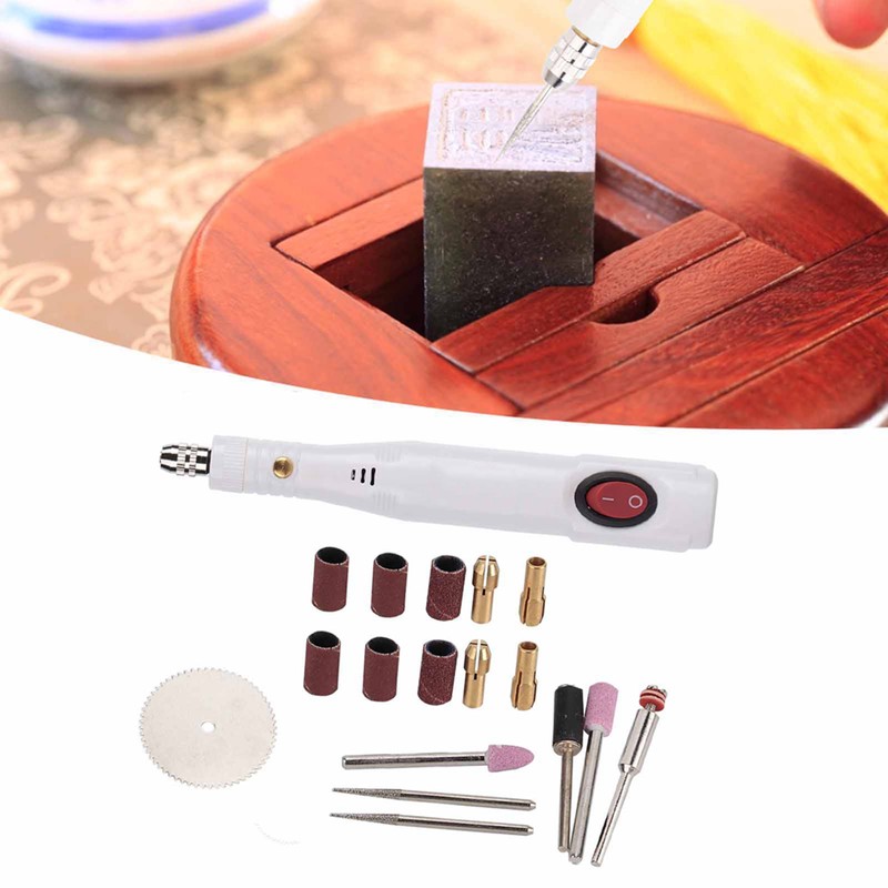 Mini Electric Grinder Set Grinding Machine Multi Rotary Tool 15000r/min