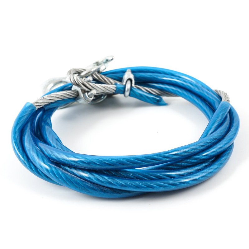 DIYI Heavy Duty Towing Rope with 2 Hooks 4 Meters