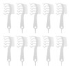 10pcs Z Shaped Wide Tooth Comb Stylish Portable Double Sided
