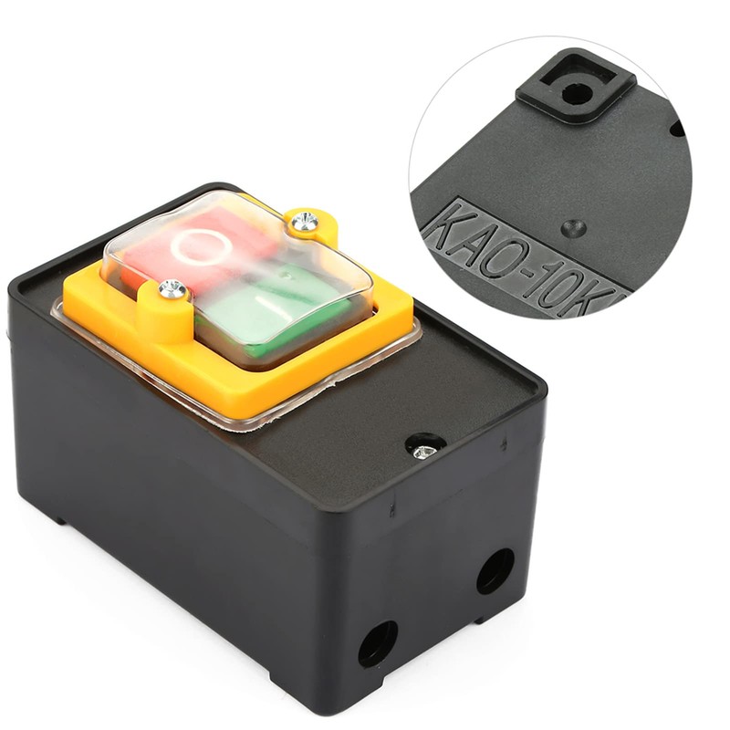 Joyzan Waterproof Push Button Switch, On Off Start Stop Electric