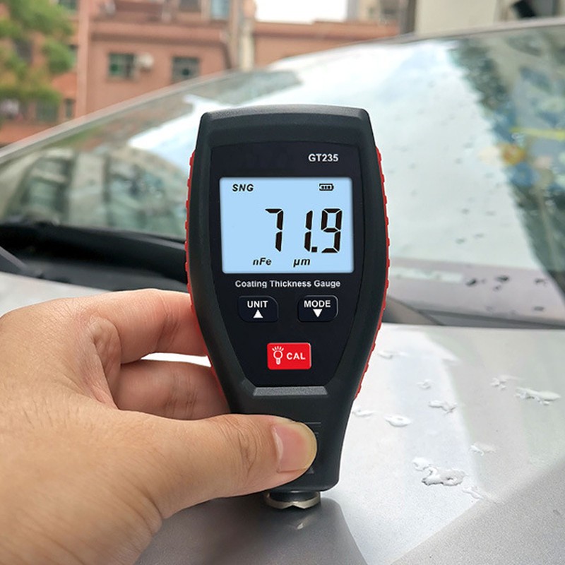 Coating Thickness Gauge High Accuracy Mil Auto Paint Meter for