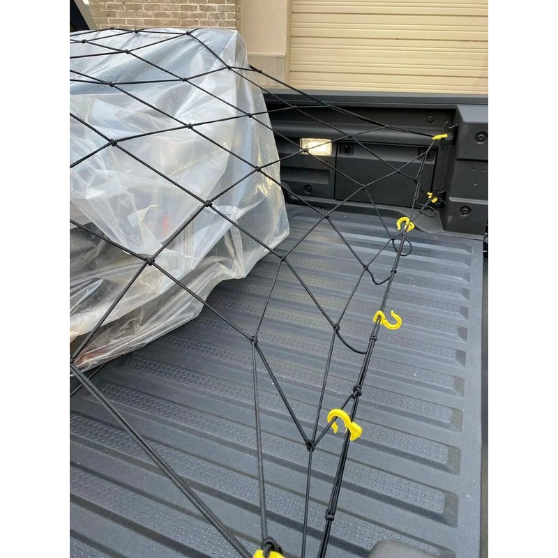 EACCESSORIES EA Cargo Net Bed Tie Down Hooks for Rivian