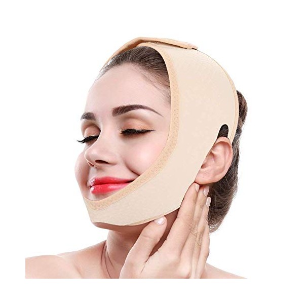 V-Linie Maske Face Lift Band Gesichts Abnehmen Doppel Kinnriemen Gewichtsverlust GÃ¼rtel Hautpflege Kinn Lifting Firming Wrap
