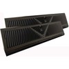TruAire Oil Rubbed Bronze Finished Baseboard Register - 2 Pack