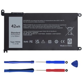 HUAZHEN 42Wh YRDD6 Laptop Battery for Dell inspiron 15 3583 3593 3582 3584 3501, inspiron 15 5582 5584 5593 5594 5598 5585 14 3493 5481 5482 5485 5491 5493 7586 Vostro 5481 1VX1H P93G P75F Batteries.