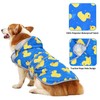 Dog Raincoat Hooded,Waterproof Rain Coat for Dogs with Adjustable Belly