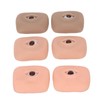 3 Pairs 3D Fake Eye Practice Skin Silicone Microblading Eyebrow