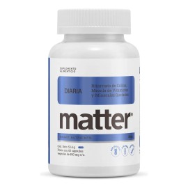 YOU MATTER Diaria Men - Multivitamnico y Multimineral para Hombres con Bitartrato de Colina, Bienestar y Vitalidad Diaria - Bote con 60 Cpsulas       