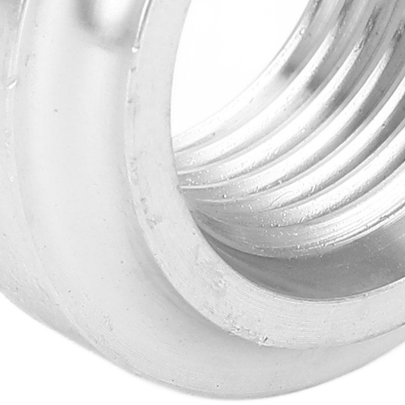 2Pcs FemaleThreaded Joint 8AN Car Liquid Flange Welding Aluminum Threaded