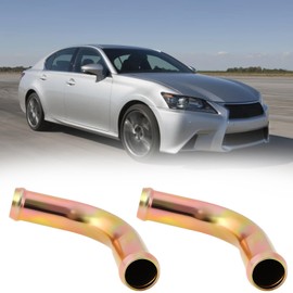 Briny River 2pcs 90° Elbow Heater Hose Connector Adapter Coolant Fitting for Automotive Systems, 5/8" x 5/8" in 16mm x 16mm