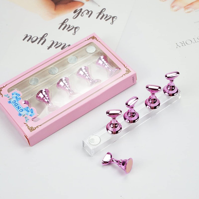 Set of 2 Nail Stands for Press on Nails Display,