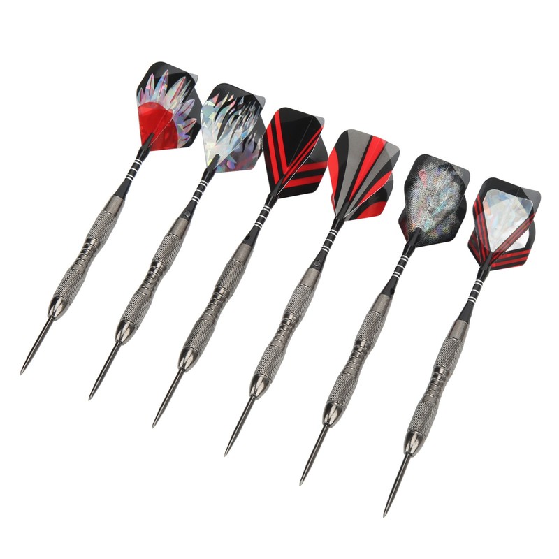 12Pcs Dart Set Stainless Steel Tip Anti Fall Competitive Entertaining