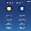 REVIX Microwavable Therapy Mittens for Hands and Fingers, Moist Heat