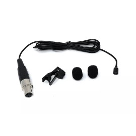 GTD Audio Black Lavalier Lapel Mic w/ 3-pin mini XLR  for GTD Audio G-787, G-733, G-622