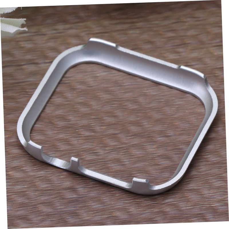 KONTONTY Iwatch4 44mm Watch Band Protective Case Aluminum Metal Frame