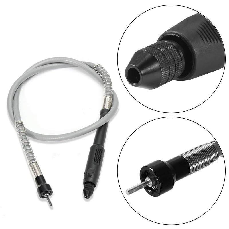 Saipor Flexible Shaft Extension Cord Handle Chuck for Flexible Rotary