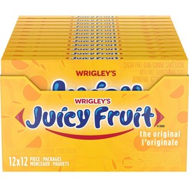 Juicy Fruit Sugar-Free Gum, The Original, 12 Count Mixies (Juicy Fruit Sugar-Free Gum, The Original, 12 Count)
