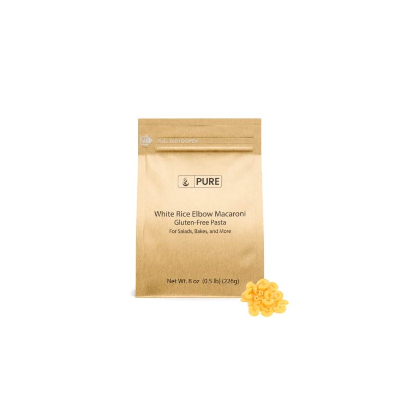 Pure Original Ingredients White Rice Elbow Macaroni (8 oz) Wholegrain