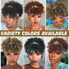 LEOSA - Peluca de pelo rizado para mujeres negras 2