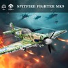 lovlaugh Spitfire & BF-109 Military Plane Building Blocks Set -
