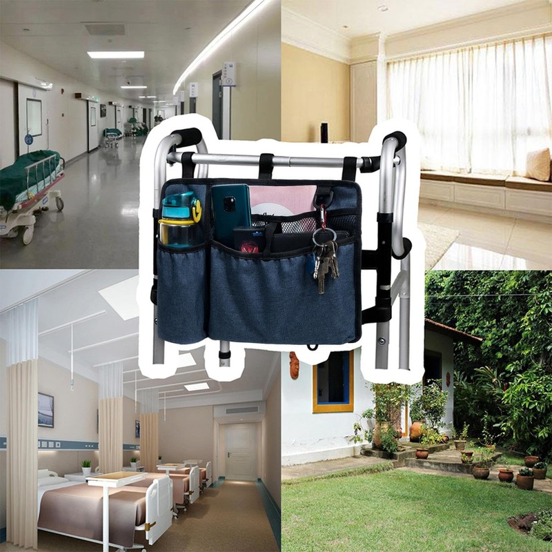 Sarcia Bolsa lateral para silla de ruedas, accesorio de reposabrazos