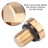 KooingTech Drain Screw, Radiator Expansion Tank with Rubber O-Ring, Mini