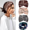 4 Haarband Damen, Boho Kleidung, Bandana Damen für Yoga und