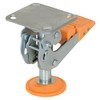Vestil FL-LKH-6 Floor Lock, Steel/Poly, 6-7/16" to 7-5/8"