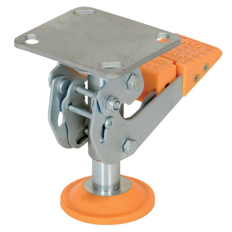 Vestil FL-LKH-6 Floor Lock, Steel/Poly, 6-7/16" to 7-5/8"