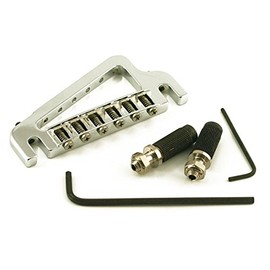 Hipshot Baby Grand Electric Guitar Bridge Fits Gibson Stud Mounts Chrome 43100C