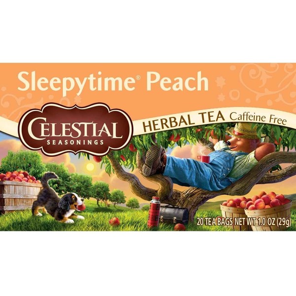 Celestial Seasonings Herbal Tea, Sleepytime Peach, 20 ct