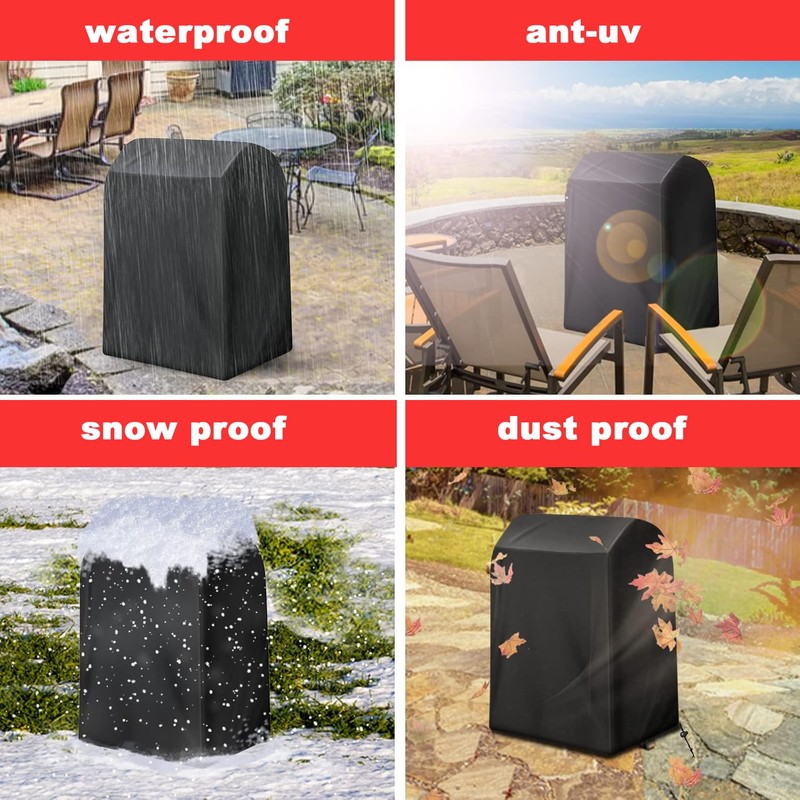 Samhe Grill Cover, 40-Inch Heavy Duty Waterproof UV Resistant BBQ