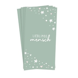 Graphic Workshop Handkerchiefs with Saying | Gift Idea | Pack of 10 | Favourite