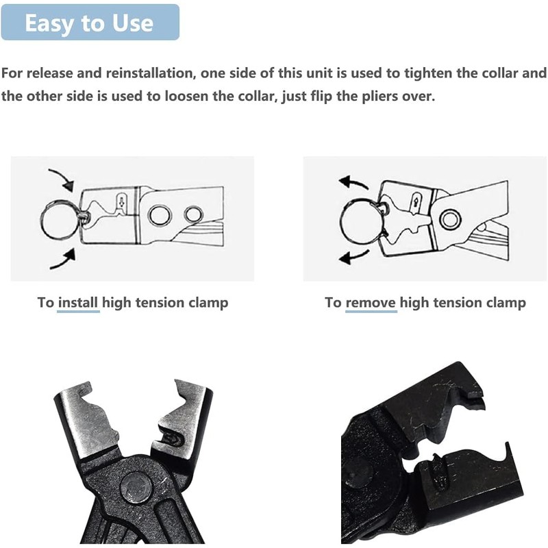 CENWOTL Hose Clamp Pliers, Automotive Pliers, Clic and Clic R