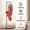 HOMEFORT Metal Coat Rack, Modern Coat Tree with 3 Hooks,