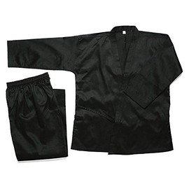 AAMA Student Open Karate Uniform - Black - 00