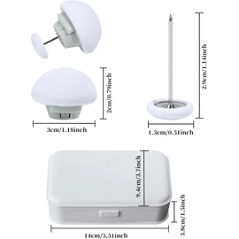 16 Pcs Duvet Clips, Duvet Pins – Reusable Fixing Buckles for Securing Bed Sheets, Duvet Covers, Cushions, and Curtains, Comes with Box（ White）