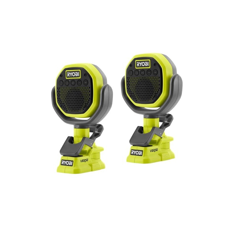 RYOBI 18V ONE+ Verse Clamp Speaker Set Tool Only