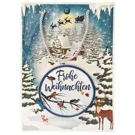 bentino Music Christmas Bag "Leise trickelt der Schnee", when opening the gift bag, the Christmas song is played