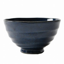 Lapis Lazuli Small Carved Rice Bowl (Large) 5.2 x 3.0 inches (132 x 75 mm) | Rice Bowl